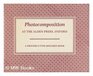 Photocomposition at the Alden Press Oxford A Printer's Typespecimen Book