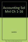Accounting Sol Mnl Ch 116