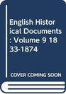English Historical Documents 18331874
