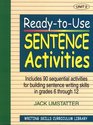 ReadytoUse Sentence Activities  Unit 2