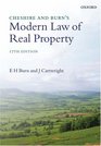 Cheshire and Burn's Modern Law of Real Property