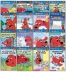 SET OF 16 CLIFFORD THE BIG RED DOG BIG RED READERS The Big Bad Cold The Big Itch The Big White Ghost Clifford for President Clifford's Loose Tooth The Dog Who Cried Woof The Ice Race The Mystery of the Kibble Crook Picking Apples and Pumpkin