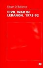 Civil War in Lebanon 197592