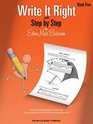 Write It Right  Book 5 Written Lessons Designed to Correlate Exactly with Edna Mae Burnam's Step by Step/Later Elementary