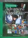 Discovering Advanced Algebra More PracticeYourSkills with Answers