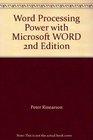 Word Processing Power with Microsoft WORD 2nd Edition