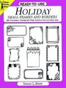 ReadytoUse Holiday Small Frames and Borders  229 Different CopyrightFree Designs Printed One Side