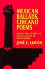 Mexican Ballads Chicano Poems History and Influence in MexicanAmerican Social Poetry
