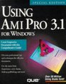 Using Ami Pro 31 for Windows/Special Edition