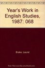 Year's Work in English Studies 1987