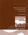 Student Lab Manual for Elementary Statistics in Social Research The Essentials
