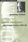 Bardic Deadlines  Reviewing Poetry 198495