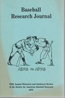The Baseball Research Journal  1976