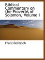 Biblical Commentary on the Proverbs of Solomon Volume I