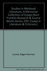 Studies in Medieval Literature A Memorial Collection of Essays