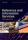 Reference and Information Services An Introduction Fifth Edition