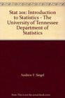 Stat 201 Introduction to Statistics  The University of Tennessee Department of Statistics