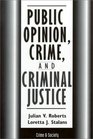 Public Opinion Crime And Criminal Justice
