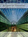 Student Solutions Guide with Solutions Manual for Alexander/Koeberlein's Elementary Geometry for College Students 5th