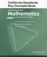 California Middle School Mathematics Concepts and Skills course 1
