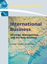 International Business Strategy Management and the New Realities