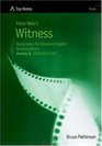 Peter Weir's Witness Study Notes for Standard English Module B 20092012 HSC