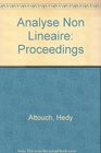 Analyse Non Lineaire Proceedings