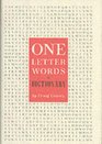 One-Letter Words, a Dictionary