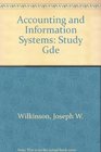 Accounting and Information Systems Study Gde