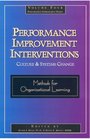 Performance Improvement Interventions Culture and Systems Change