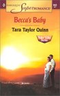 Becca's Baby (Shelter Valley Stories, Bk 1) (Harlequin Superromance, No 943)