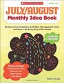 July  August Monthly Idea Book ReadytoUse Templates Activities Management Tools and More  for Every Day of the Month