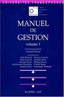 Manuel de gestion volume 1