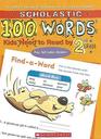 100 Words Kids Need to Know by 2nd Grade