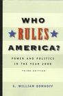 Who Rules America Power and Politics in the Year 2000