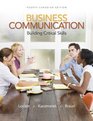 Business Communication Building Critical Skills Fourth CDN Edition