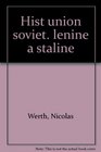 Histoire de l'Union Sovitique de Lnine  Staline