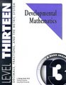 Developmental Mathematics Student Workbook Level 13 Decimals Fractions and the Metric System Concepts and Basic Skills