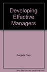 Developing Effective Managers
