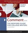 Comment for The Bedford Guide for College Writers