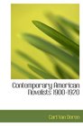 Contemporary American Novelists 19001920