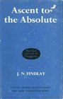 Ascent to the absolute metaphysical papers and lectures