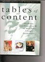 Tables Of Content Recollections and Recipes from the New York Public Library's Benefit Dinners