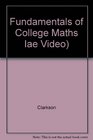 Fundamentals of College Mathematics