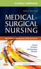 Clinical Companion to MedicalSurgical Nursing Assessment and Management of Clinical Problems 9e