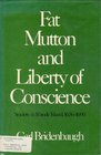 Fat Mutton and Liberty of Conscience Society in Rhode Island 16361690