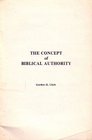 The Concept of Biblical Authority