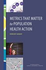 Metrics That Matter for Population Health Action Workshop Summary