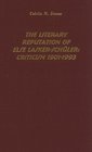 The Literary Reputation of Else LaskerSchuler Criticism 19011993