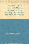 Homework Manager Card to accompany Business Statistics in Practice 4e